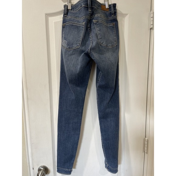 Judy Blue Jeans Women's Peek A Camo Patch Distressed Size 5 - Picture 4 of 6